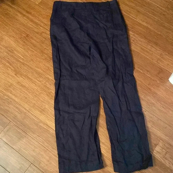 Stockholm Atelier & other stories women’s 100% linen blck pants - size 10 - Picture 5 of 6